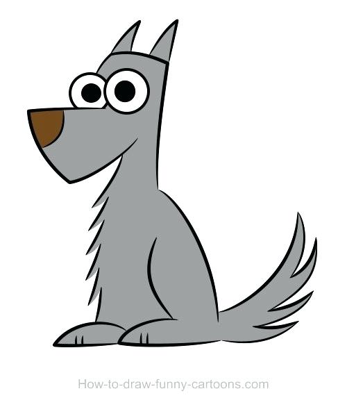 500x586 Easy Wolf Drawings How To Draw A Wolf Pup Cute Easy Wolf Drawings