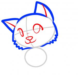 302x289 How To Draw How To Draw Wolves For Kids