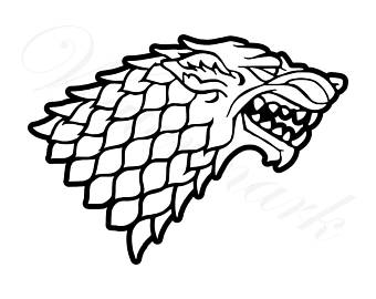 340x270 House Stark Logo Etsy