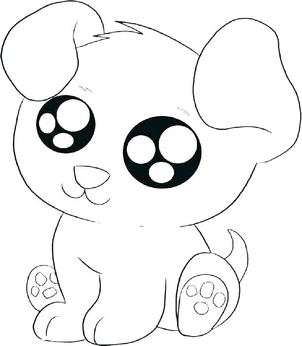 612x701 How To Draw A Baby Puppy Step
