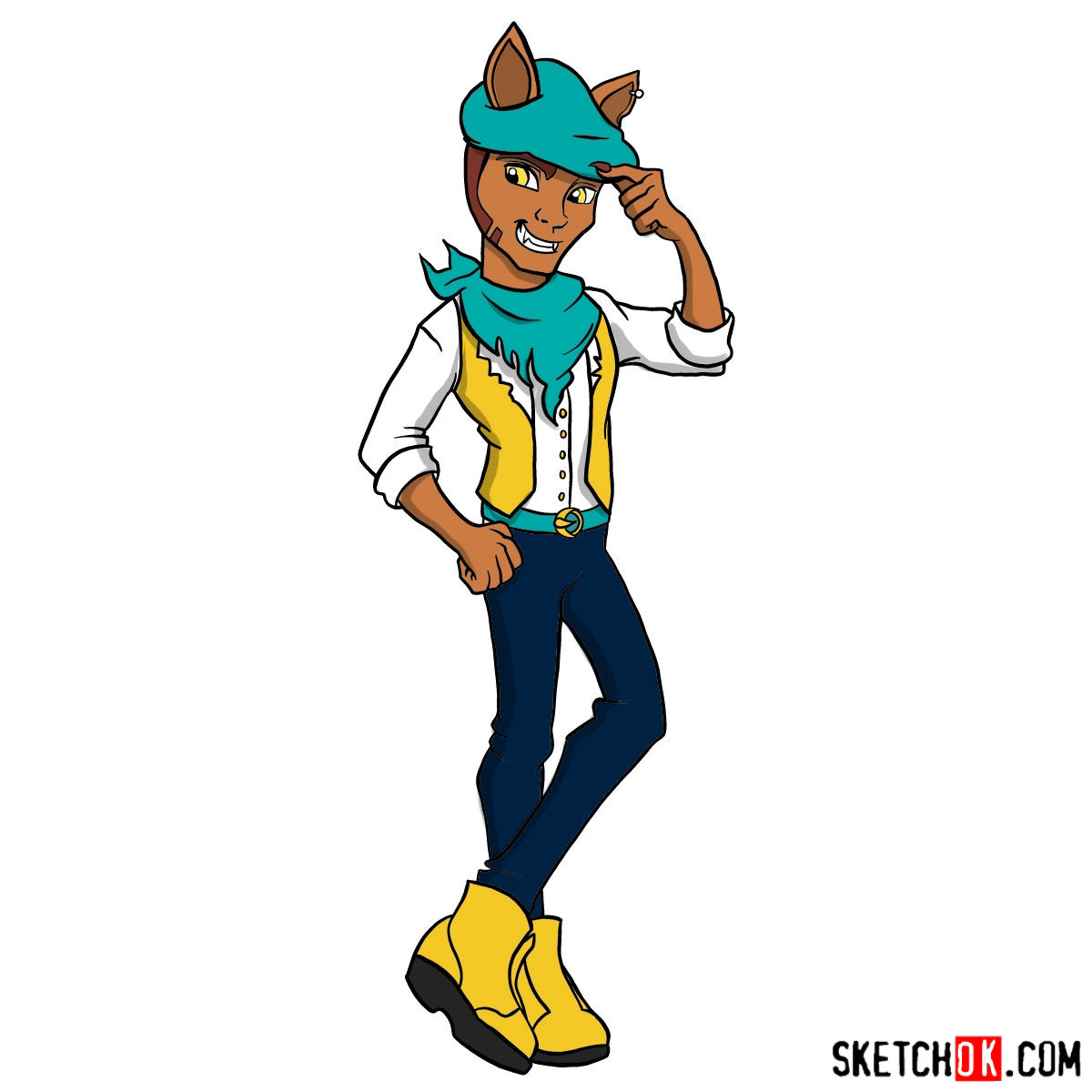 1200x1200 How To Draw Clawd Wolf Step