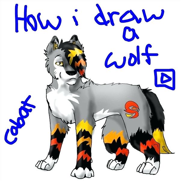 602x602 How To Draw A Wolf Draw Wolves Step