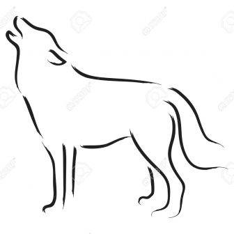 336x336 Simple Drawing Of A Wolf Tags Things To Draw For Kid Programs