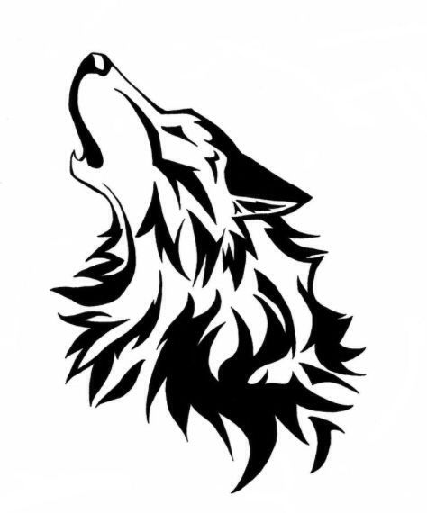 474x570 Boys Cards Wolf Stencil, Wolf, Drawings