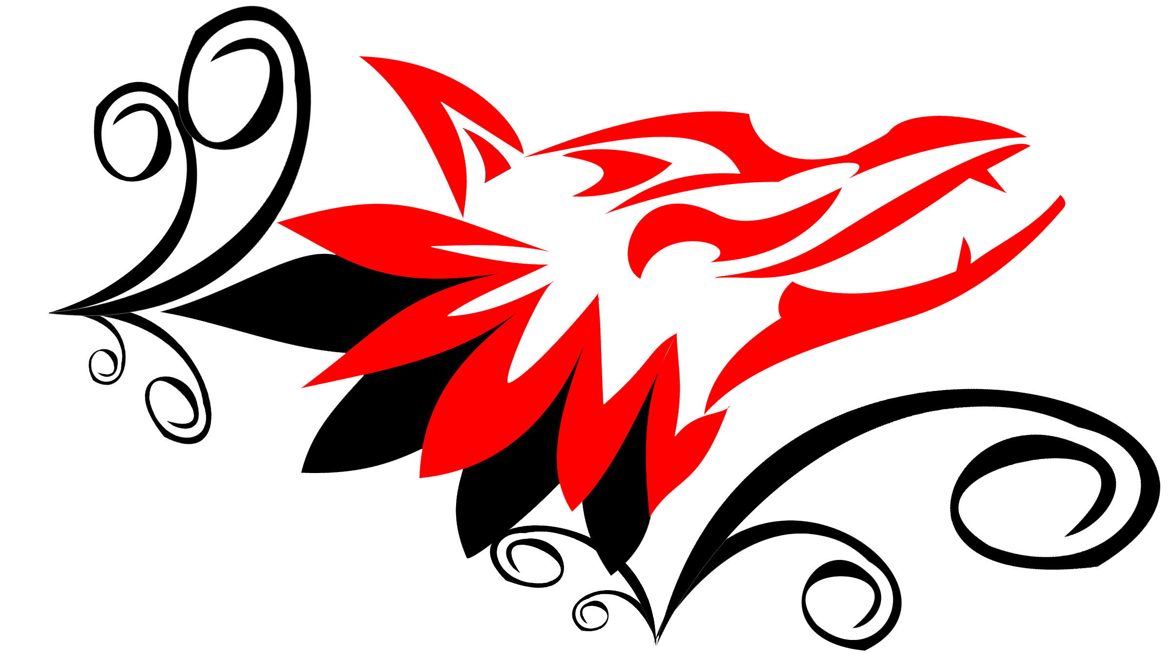 2400x1350 Tribal Wolf Wallpaper Images