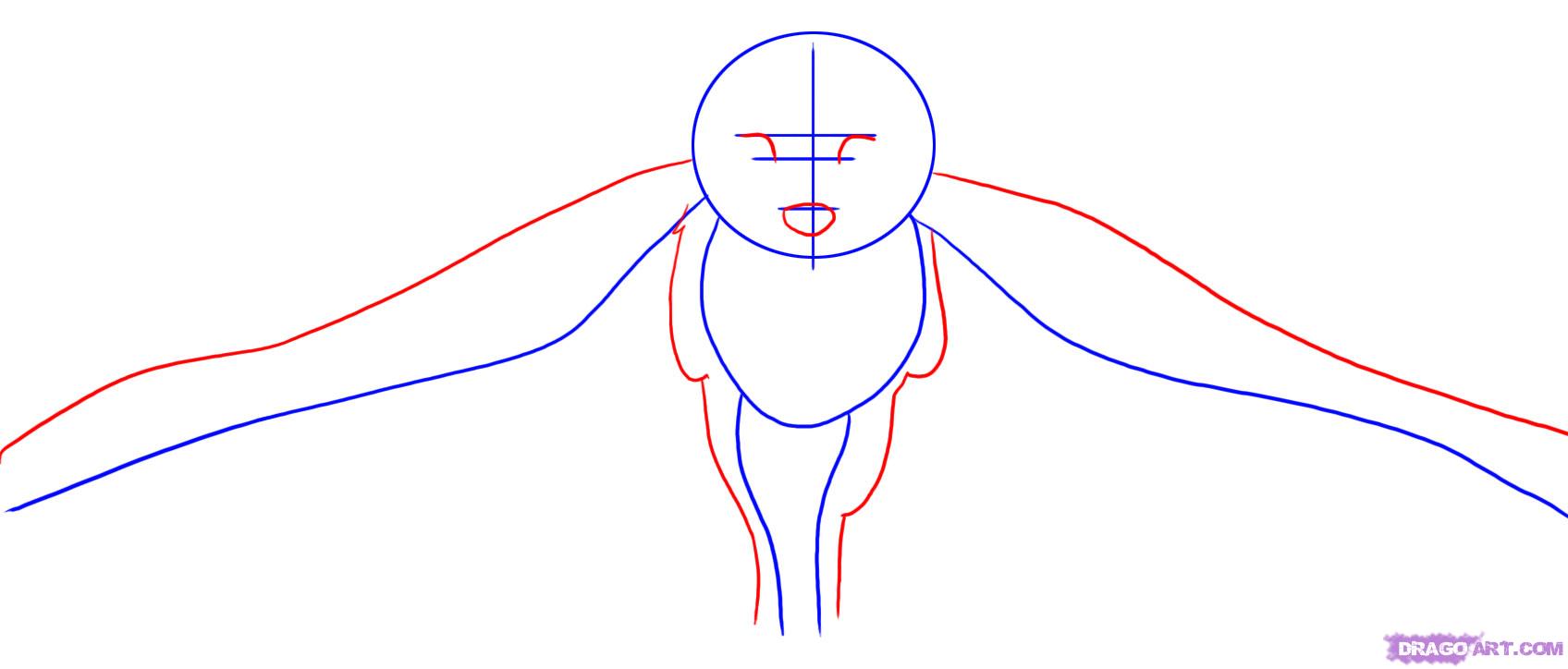 1696x724 How To Draw A Winged Wolf, Step