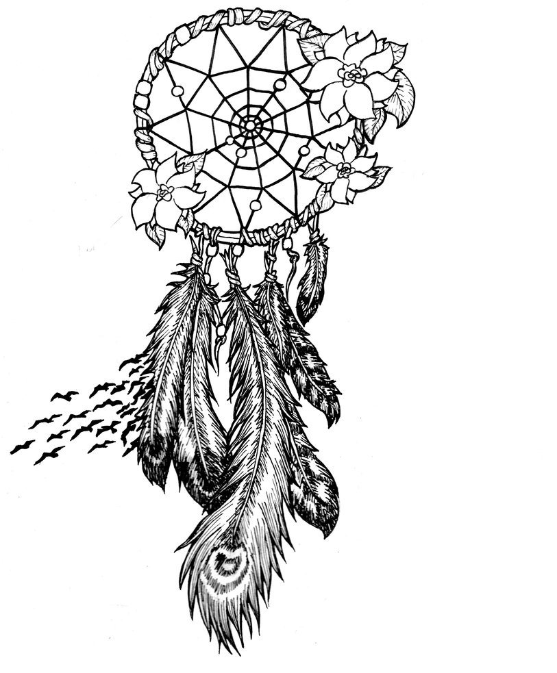 813x983 Dream Catcher Tattoos
