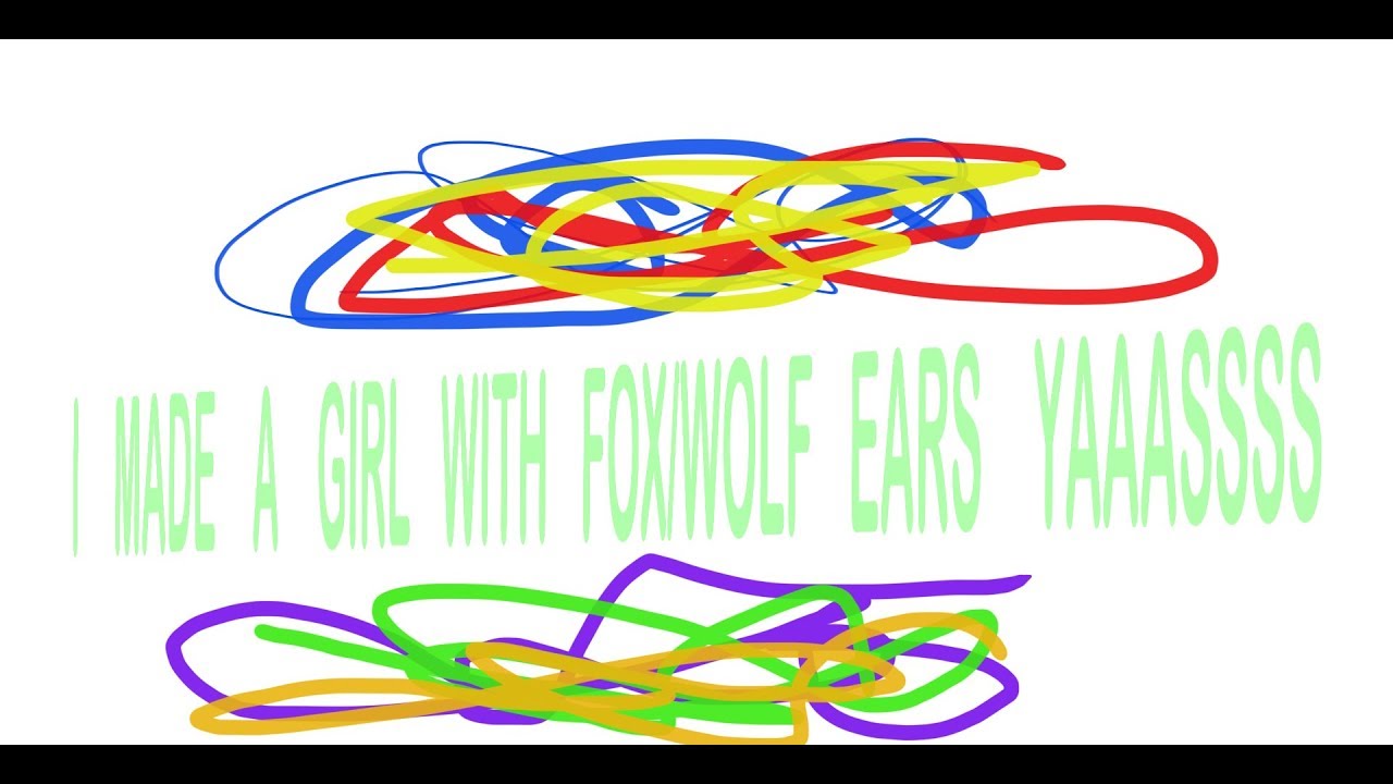 1280x720 Drawing A Person With Foxwolf Ears