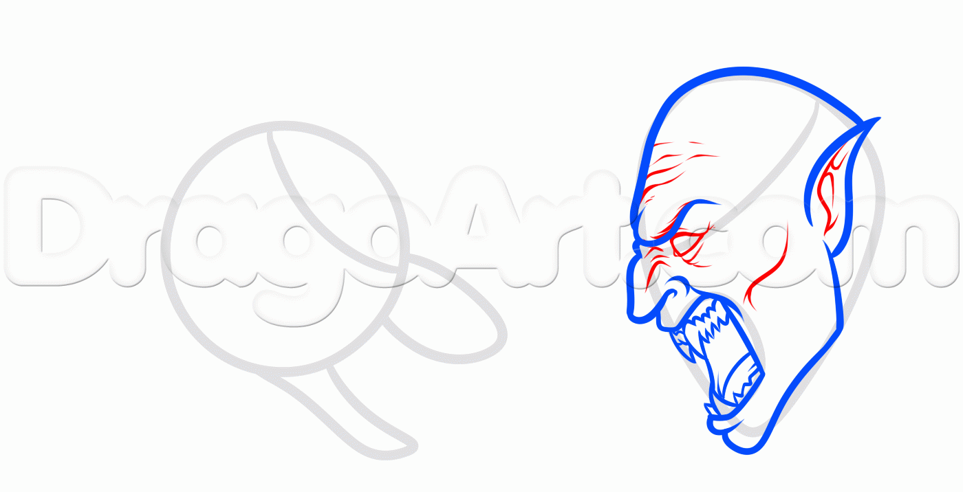 1400x716 How To Draw A Werewolf Vs Vampire, Step