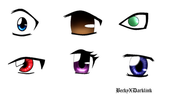 600x312 Evil Wolf Eyes Drawing
