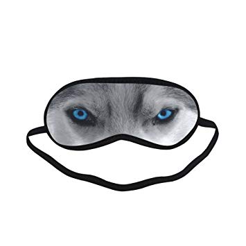355x355 Custom Personalized Wolf Eyes Sleeping Eye Mask Beauty