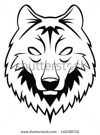 346x470 Julie Bell Sketch Wolf Head Do It Myself Vector Hand Drawn