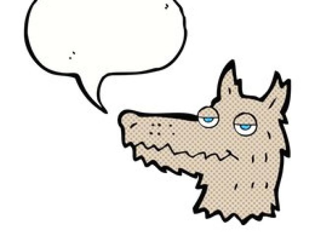 640x480 Draw Cartoon Wolf Head Royalty Free Stock Illustration Of Cartoon