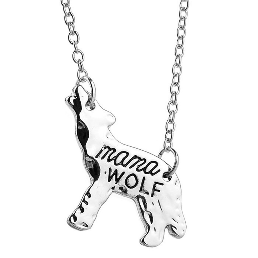1005x1005 Mama Wolf Necklace Not Bear Pendant For Women Mom