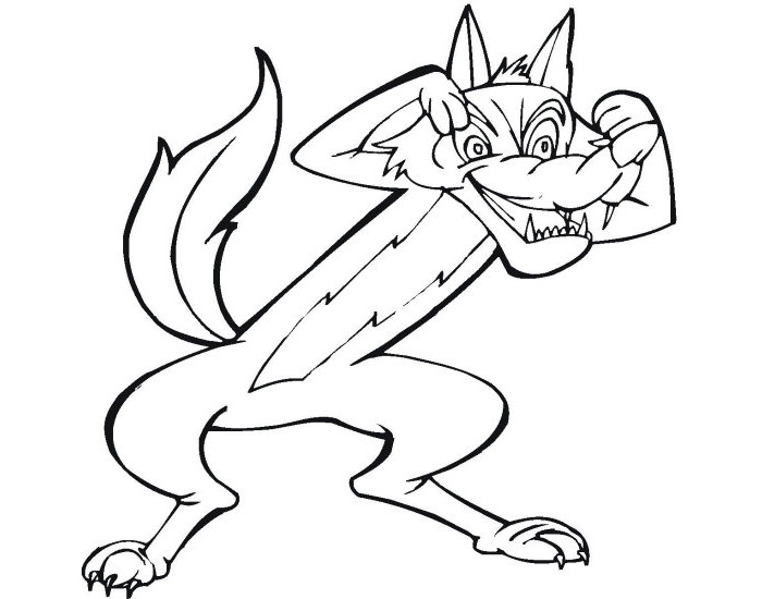 700x550 Wolf Template