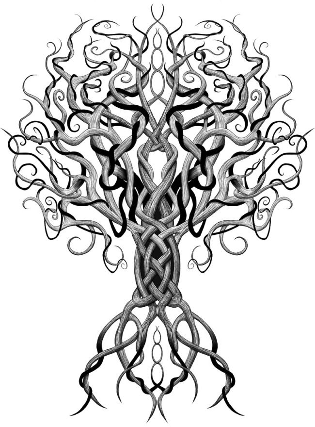 650x880 Yggdrasil Carcaroth Or The Fenris Wolf