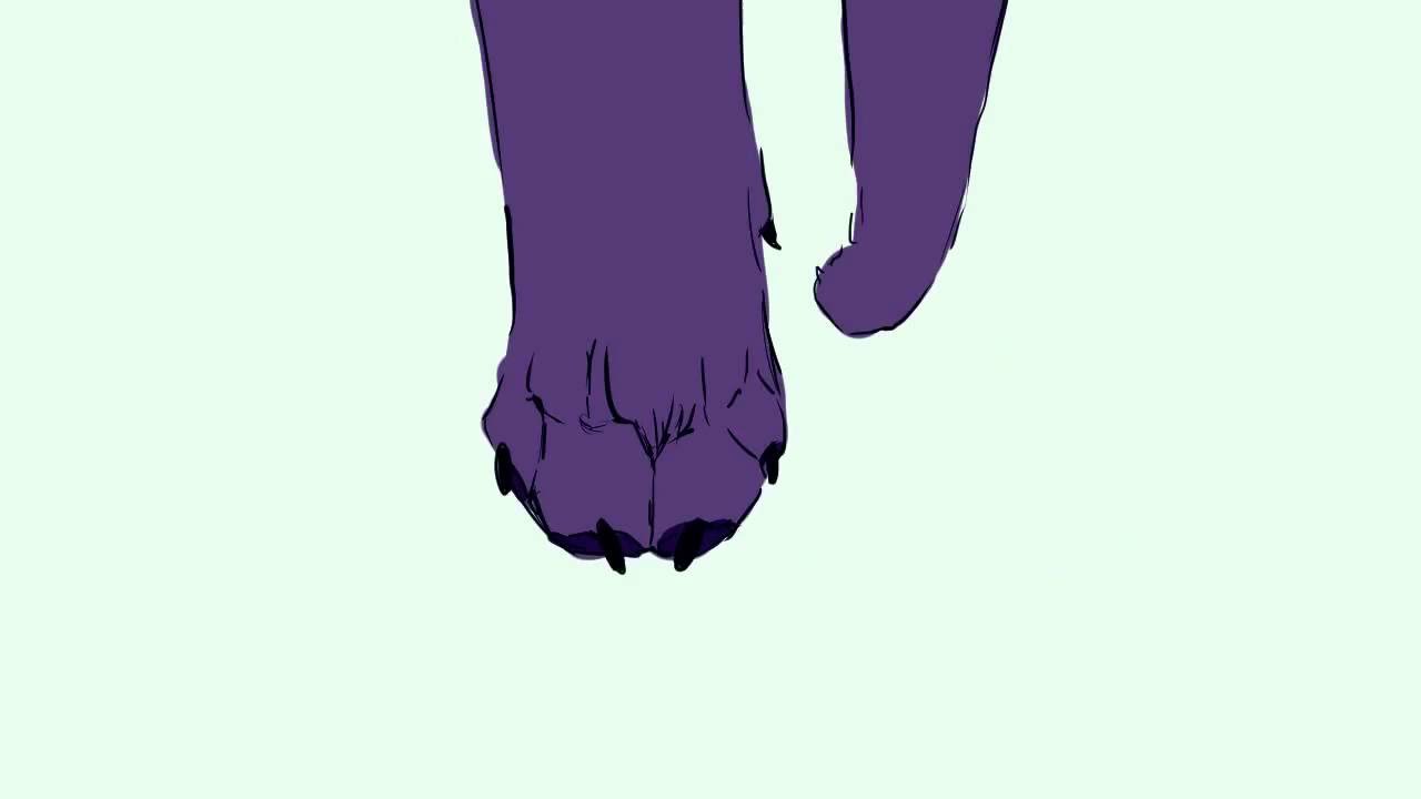 1280x720 Old Front View Wolf Walk Cycle