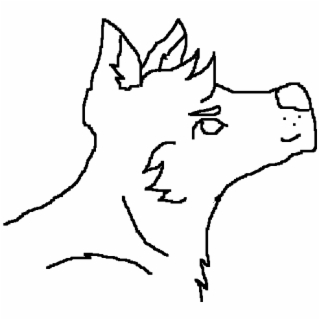 320x320 Hd Wolf Head Base