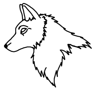 401x381 Wolf Outline Wolf Head Outline Free Download Clip Art