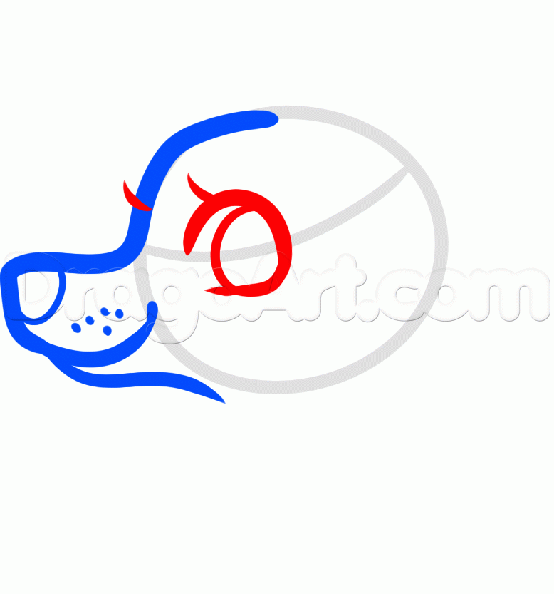 778x833 How To Draw A Cartoon Wolf Head, Step