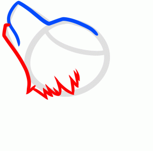 302x298 Wolf Head Howling Drawing Easy