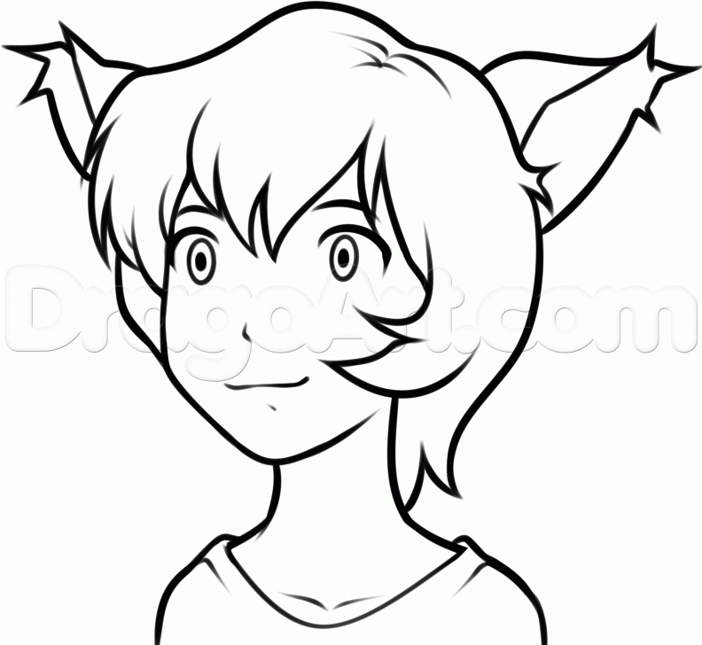 792x728 How To Draw Ame From Wolf Children, Step