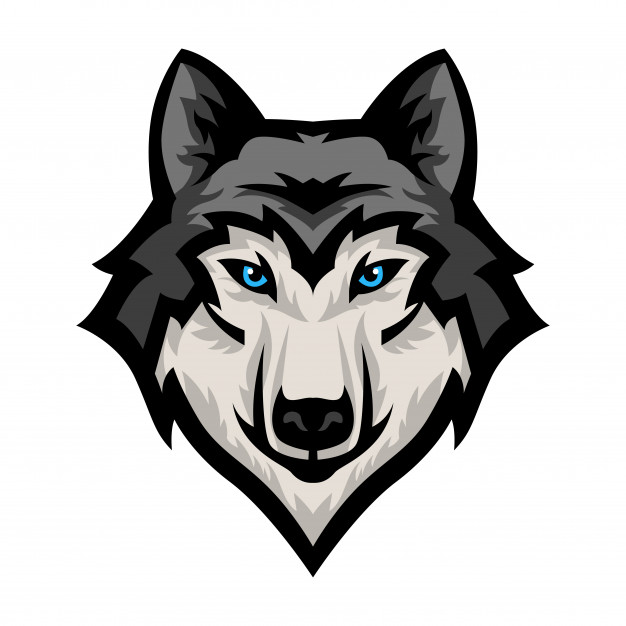 626x626 Triangle Wolf Design Vector Free Download
