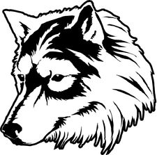 225x223 Wolf Head Car Bike Truck Window Bodywork Sticker Graphic Decal