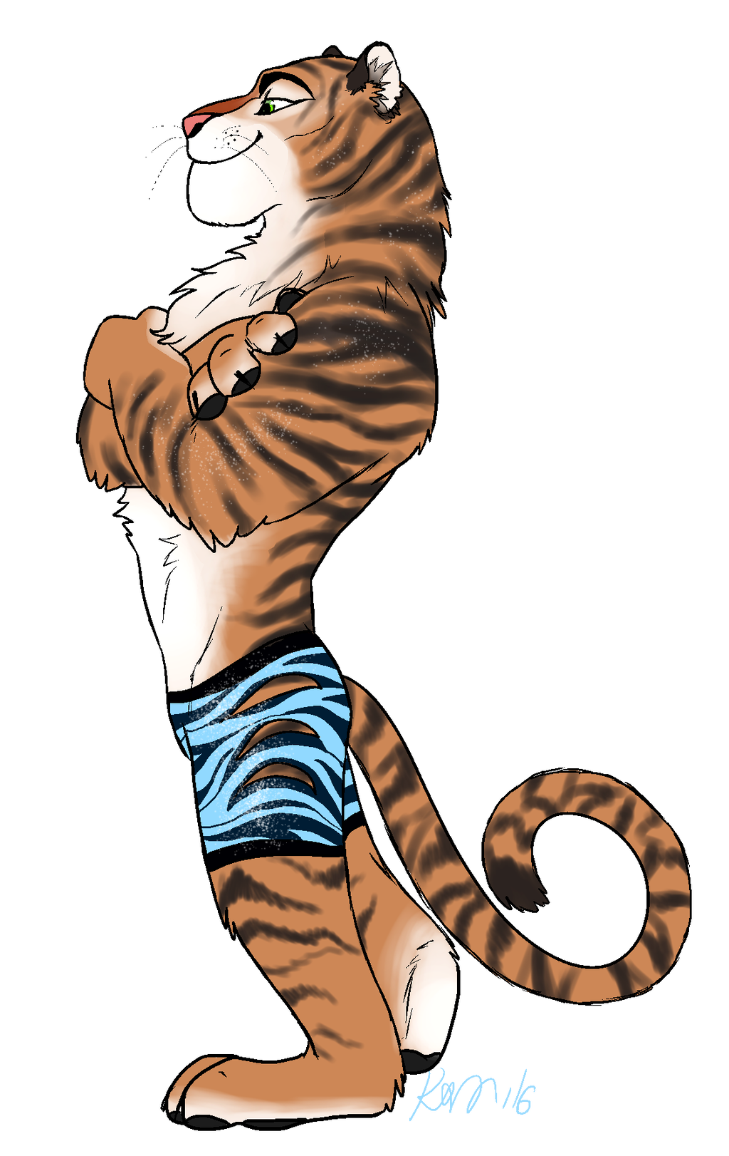 1024x1622 Tigers Drawing Side View Transparent Png Clipart Free Download