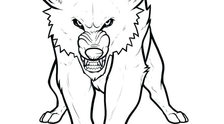 728x404 Wolf Howling Moon Coloring Pages Free On And Mandala Drawing