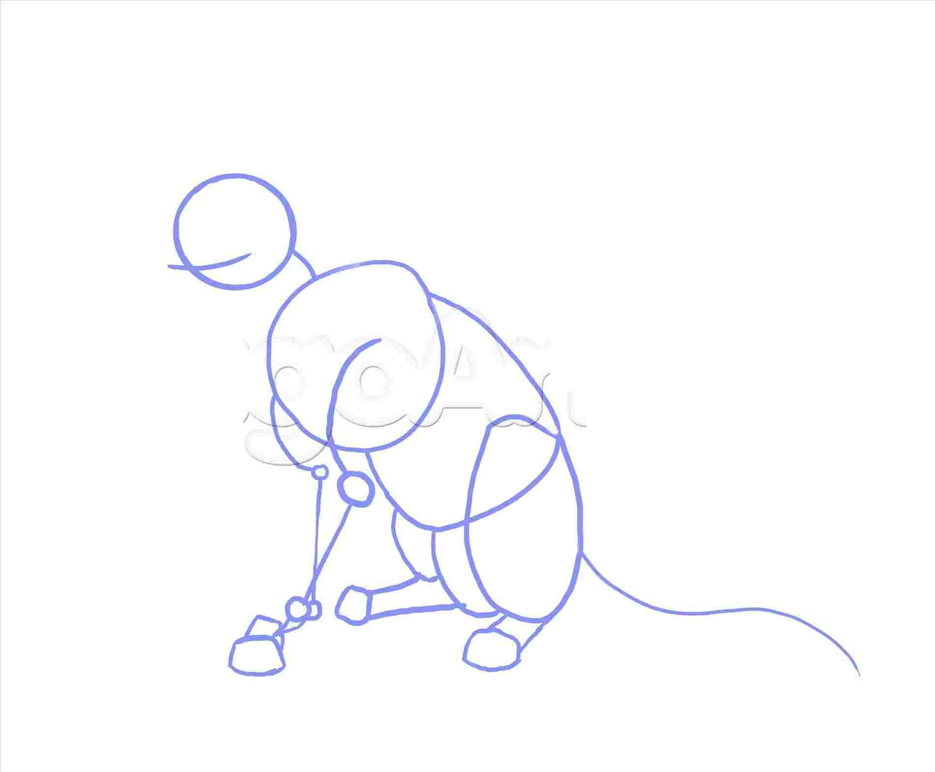 1900x1569 Wolf Howling Drawing Step