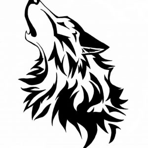 300x300 How To Draw A Wolf Howling Inspirationa Bozkurt Kurt Wolf Vector