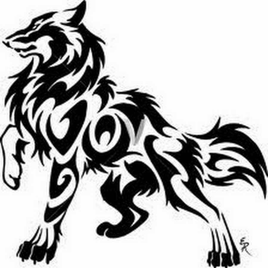 900x900 Black And White Wolf Drawings Black Wolf Drawing At Getdrawings
