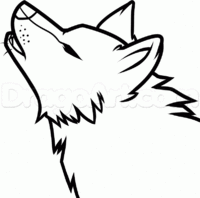 200x198 Wolf Drawing Free Download