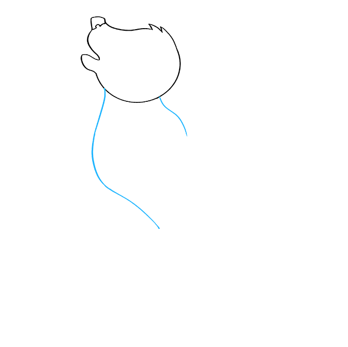 680x678 How To Draw A Baby Wolf