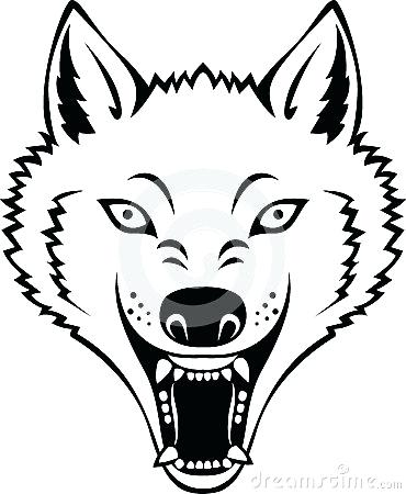 370x450 Wolf Face Outline Wolf Face Outline Drawing Images Pictures