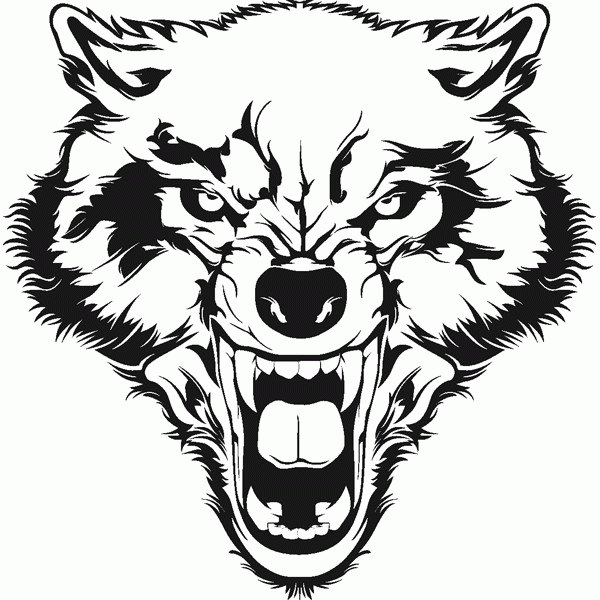 600x600 Wolf Outline Free Download On Gif