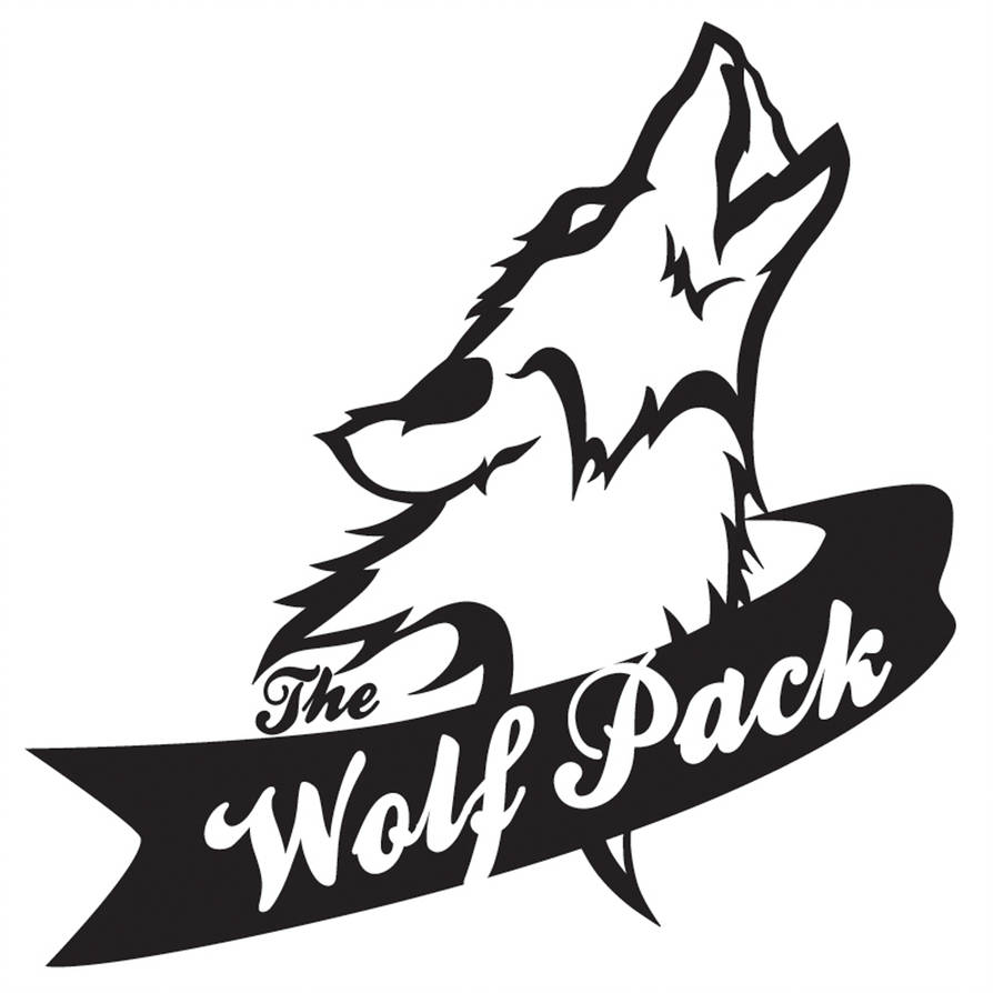 894x894 Wolf Pack Logo Design