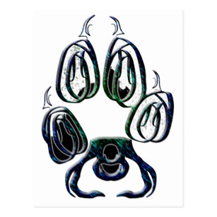 307x307 Dark Wolf Paw Print Gifts On Zazzle