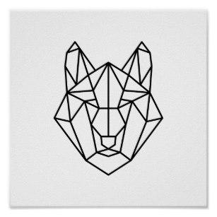 307x307 Wolf Portrait Posters Photo Prints Zazzle
