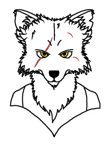 374x478 Wolf Portrait