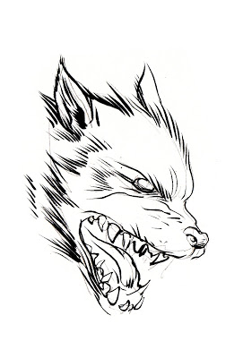 271x400 Wolf Profile Drawing