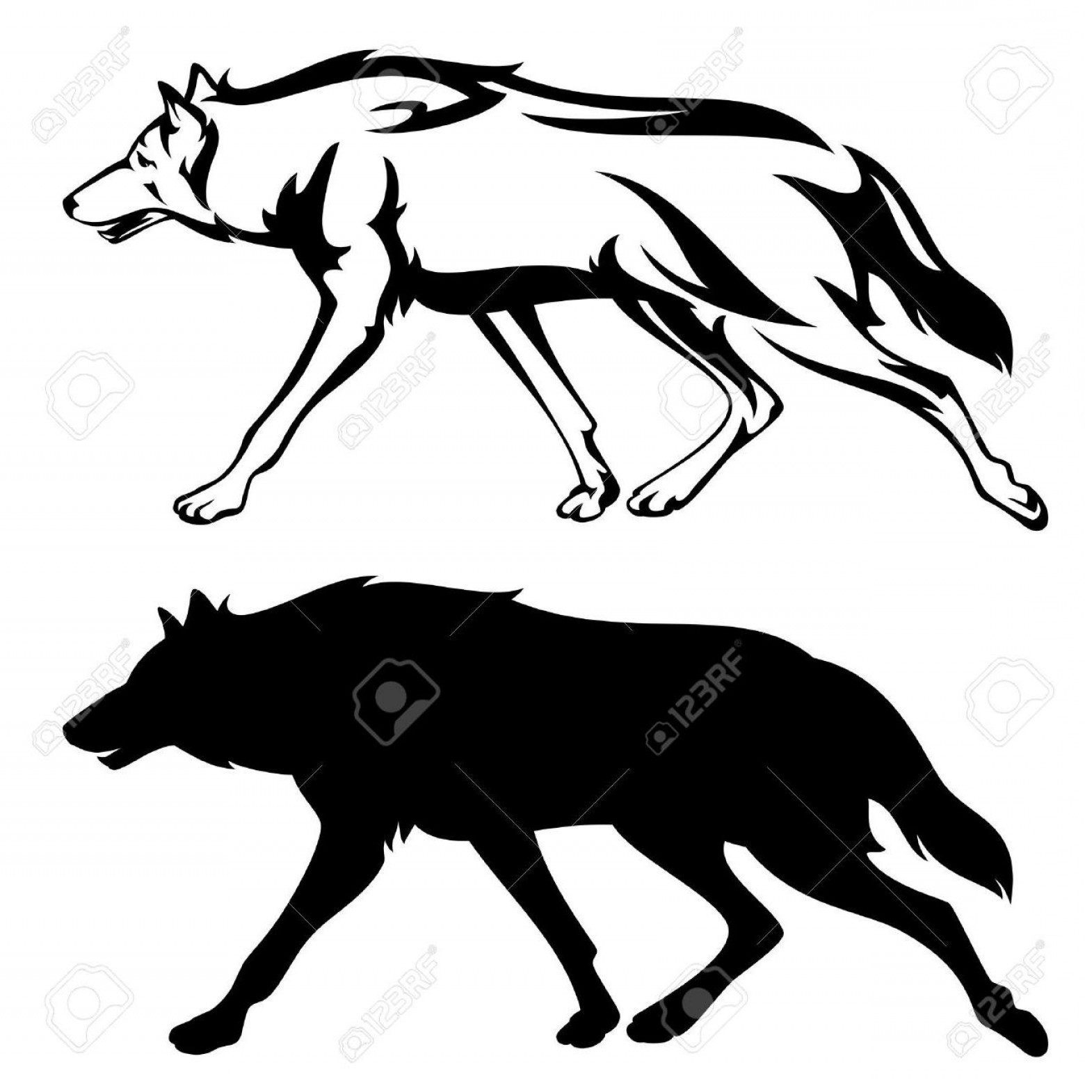 1560x1551 Wolf Pack Clip Art Vector Soidergi