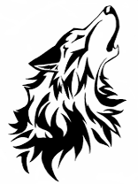 156x208 Simple Wolf Silhouette Images And Pictures