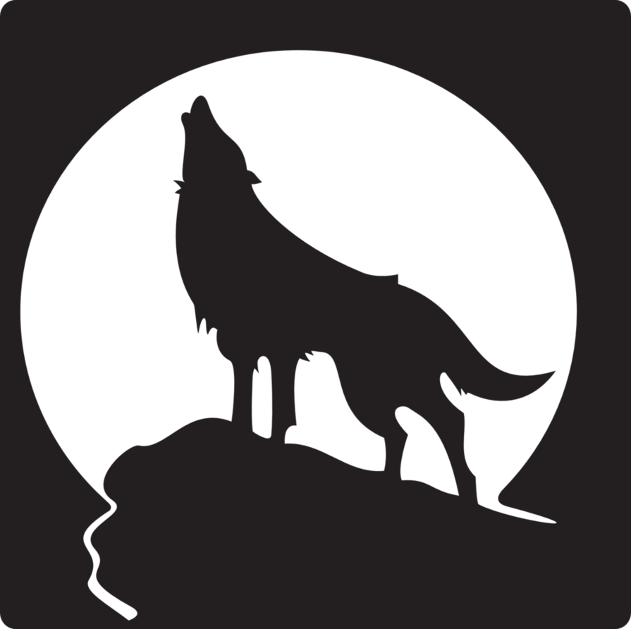 895x892 Wolf, Drawing, Moon, Transparent Png Image Clipart Free Download