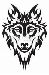 166x250 Wolf Design Animal In Demon Drawing