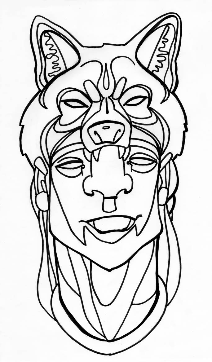 684x1168 Wolves Clan Totem