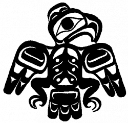 250x241 Drawing Raccoon Totem Pole, Picture