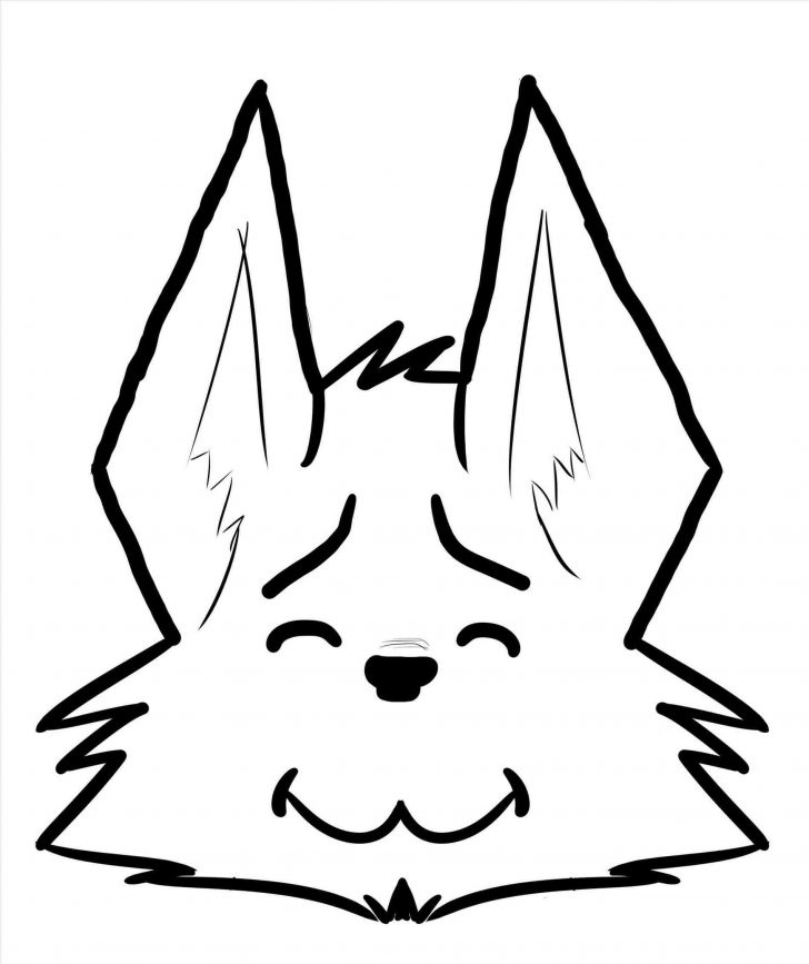 728x867 Cute Wolf Drawings Step