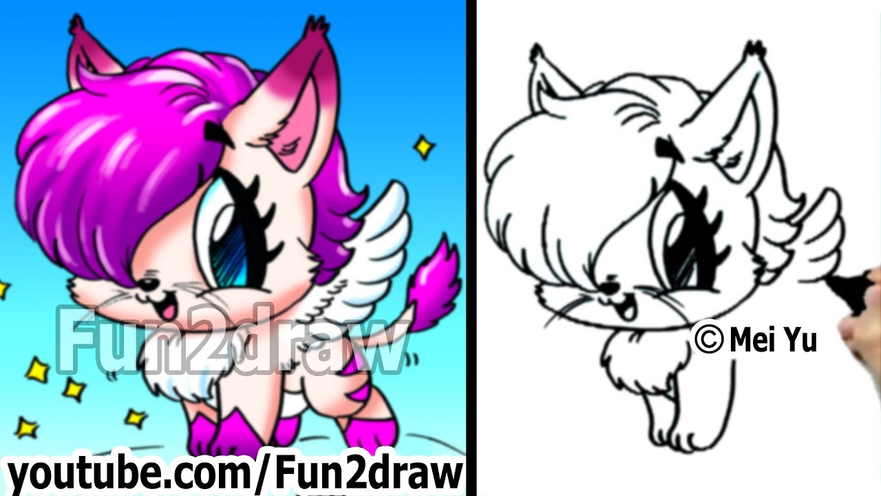 1280x720 How To Draw A Cat